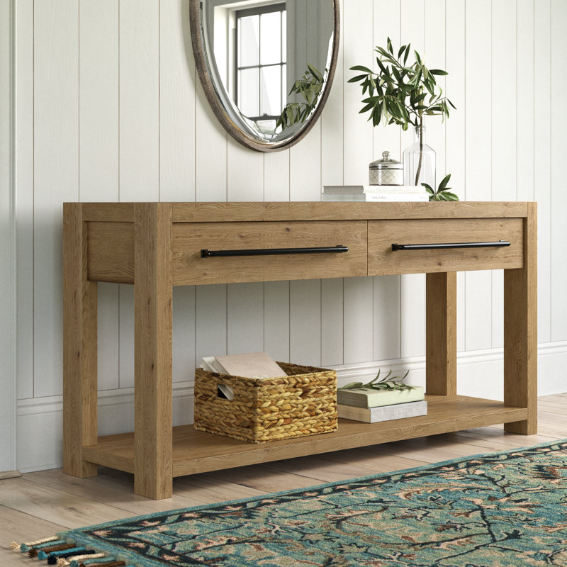 60 wood console table discount
